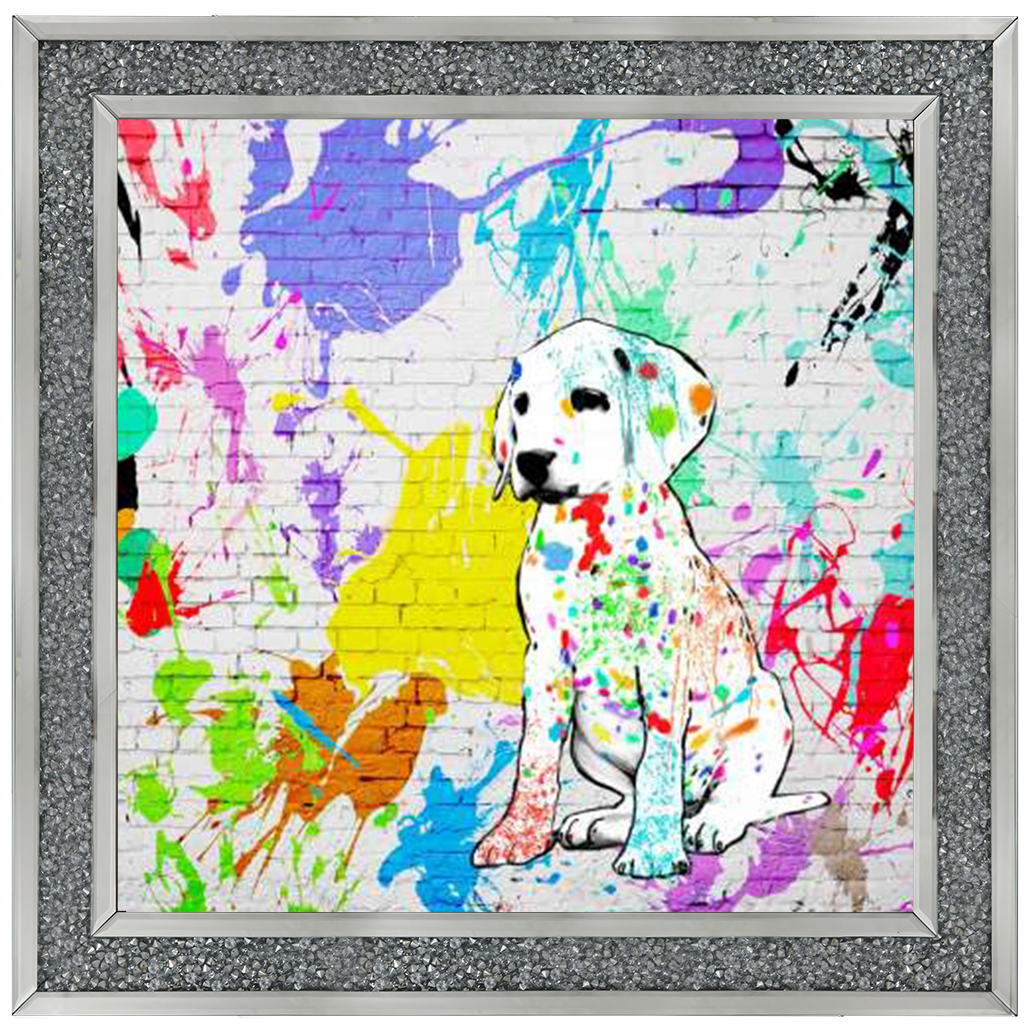 1MF4300 Labrador Street Art, inspired by Banksy