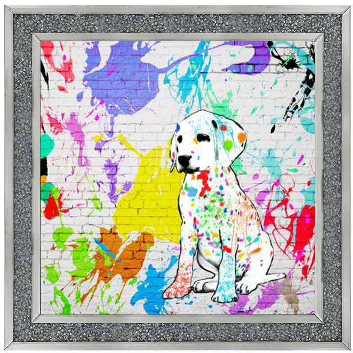 1MF4300 Labrador Street Art, inspired by Banksy
