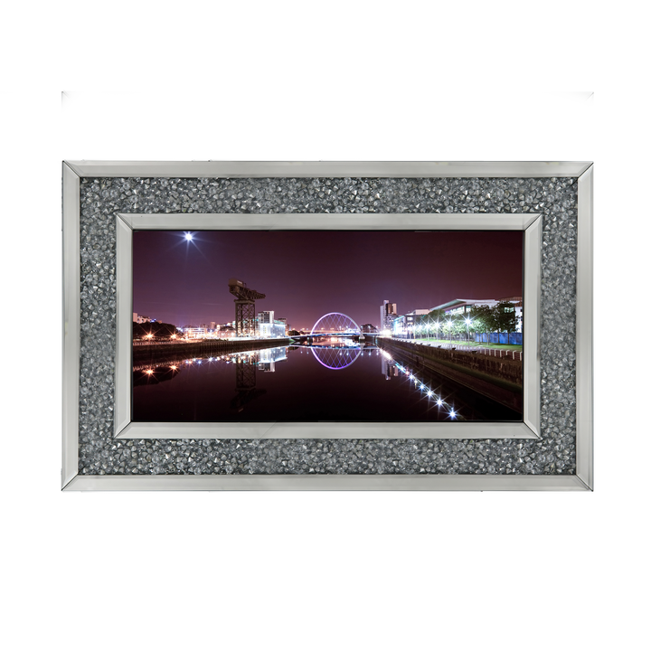 CY026 Lit Up cityscape of Glasgow