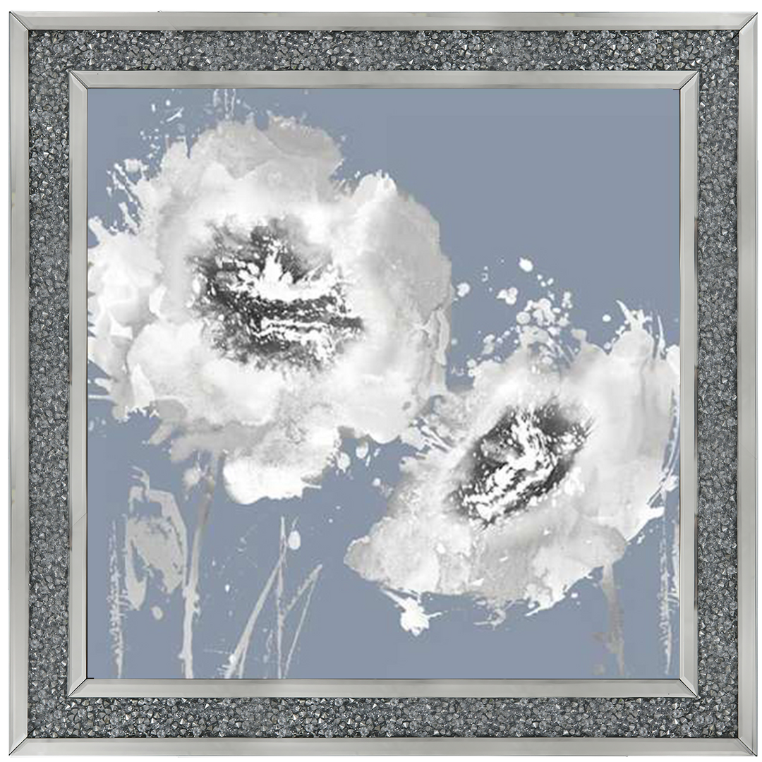 VAU113498 Flower Burst on Grey II