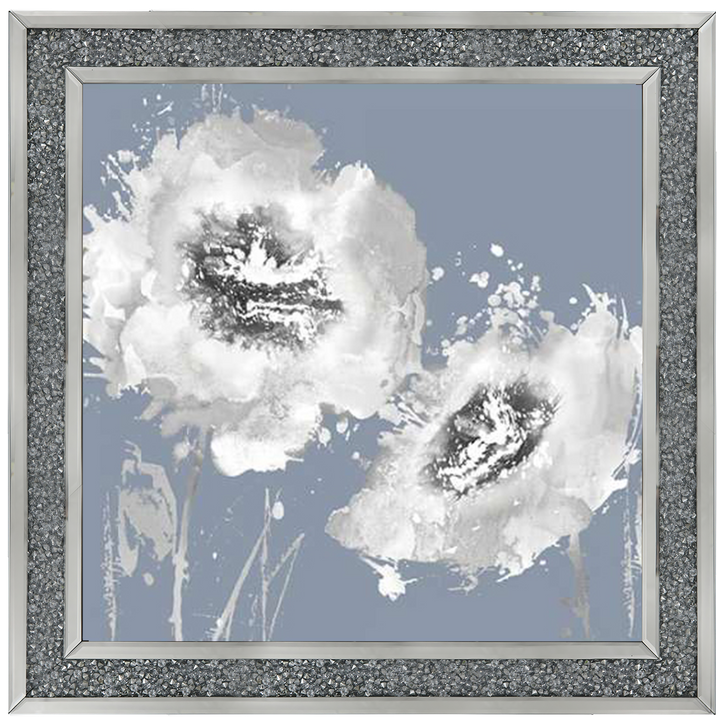 VAU113498 Flower Burst on Grey II