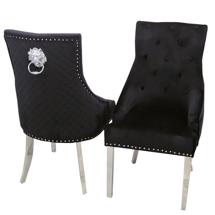 Bentley Chrome Dining Chair - Available in Sets of 2, 4, or 6