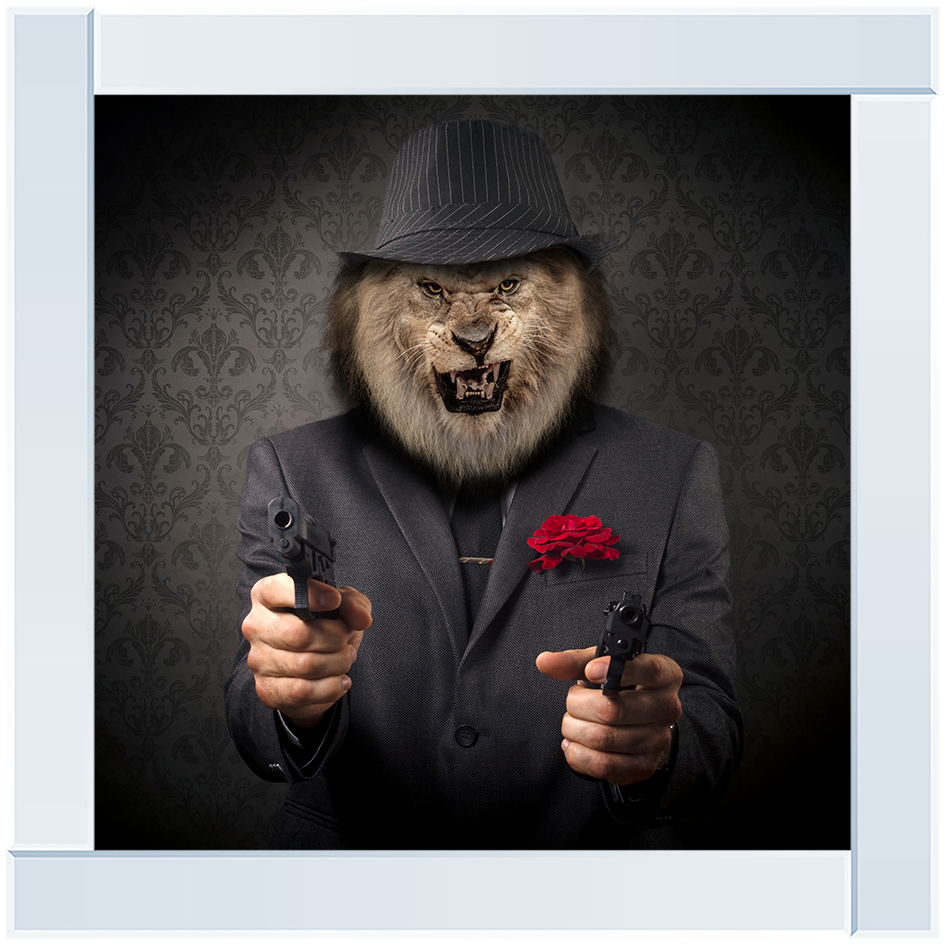 AN182 Gangster Lion (Border)