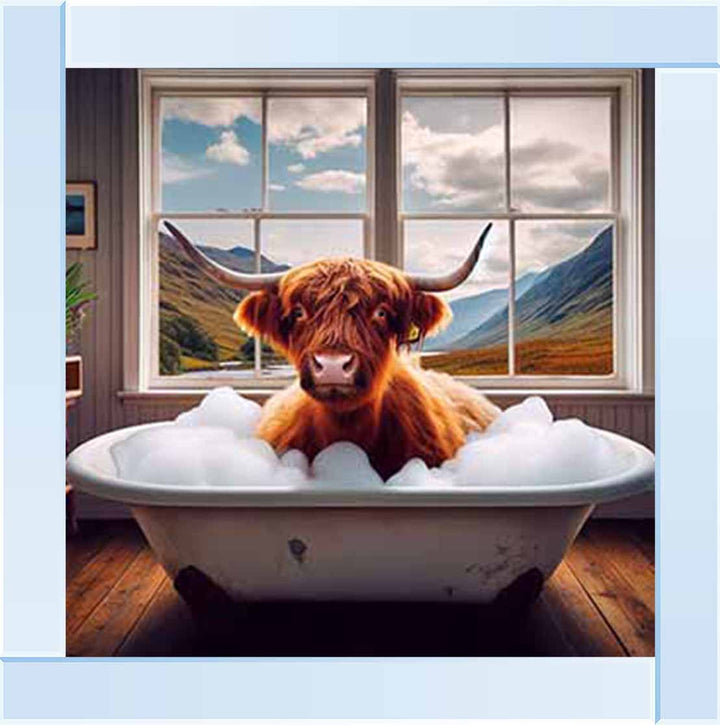 AN1156 COW IN THE TUB |