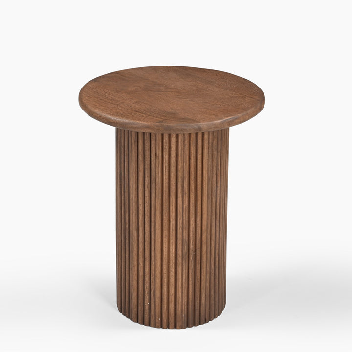Konrad Ribbed Accent Table