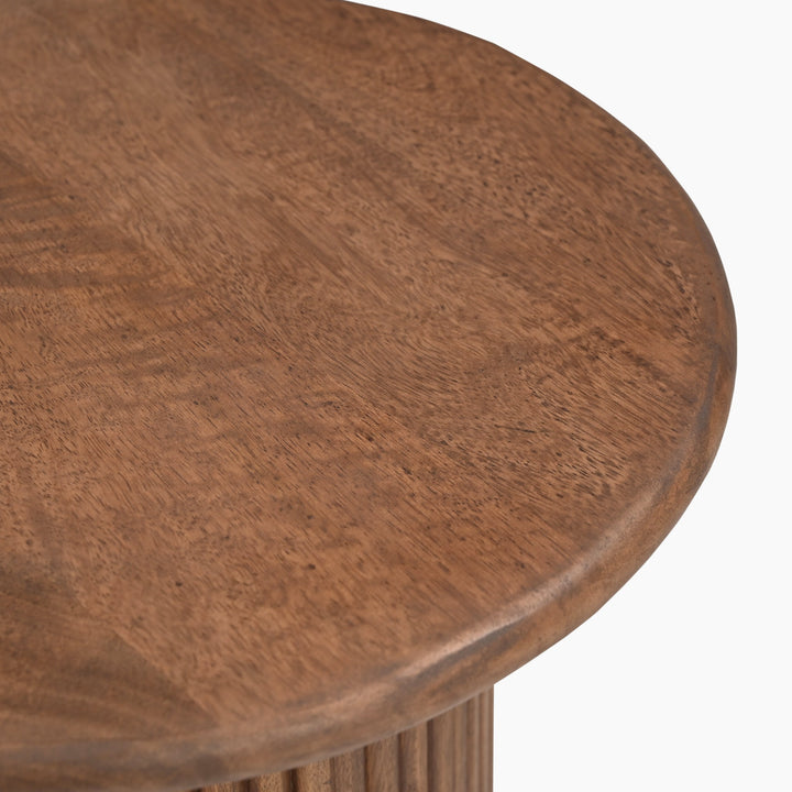 Konrad Ribbed Accent Table