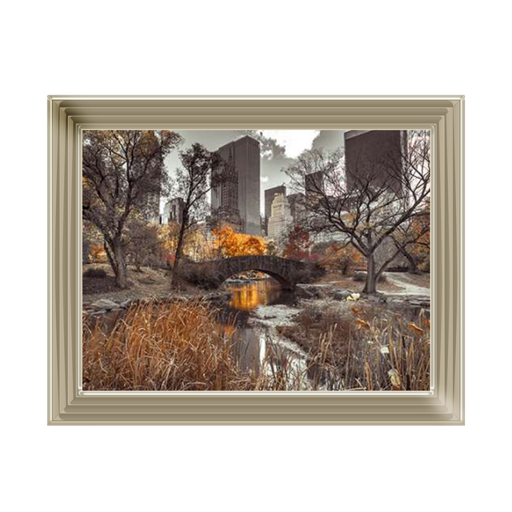 Gapstow Bridge in Autumn II, Central Park, New York city, Assaf Frank