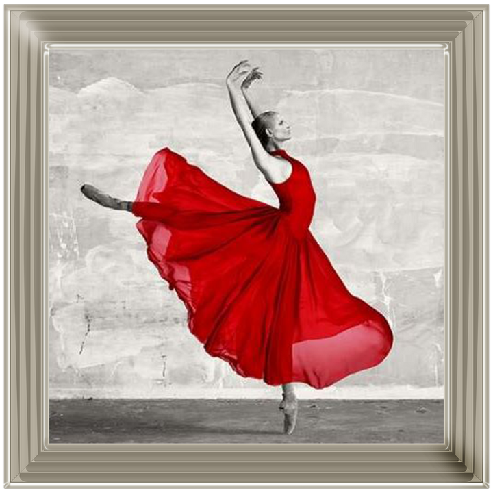 1AP4042  Ballerina in Red