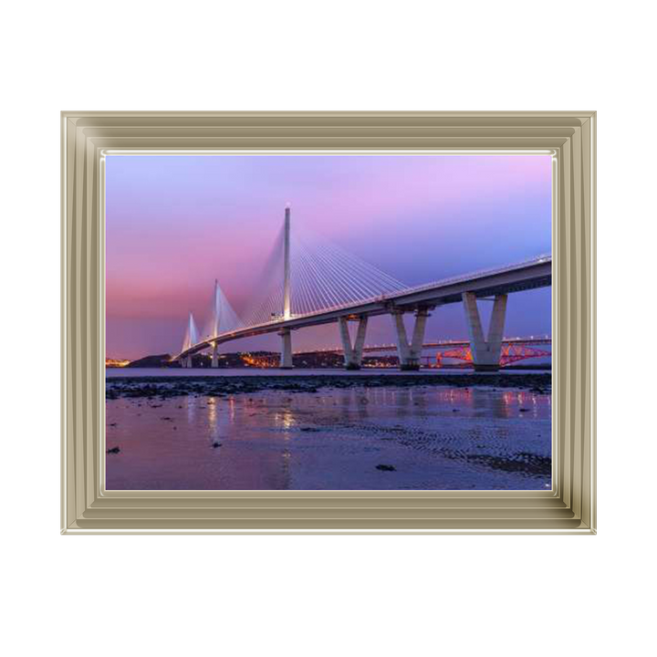Queensferry Crossing in the evening, Scotland, Assaf Frank