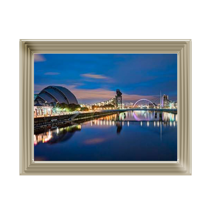 FTBR1366 Assaf Frank Glasgow, view of bridge Cityscape