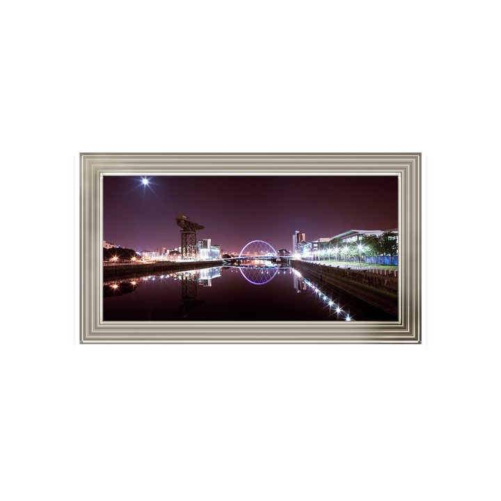 CY026 Lit Up cityscape of Glasgow