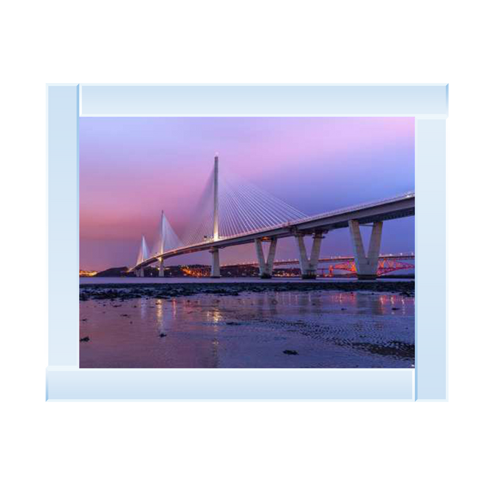 Queensferry Crossing in the evening, Scotland, Assaf Frank