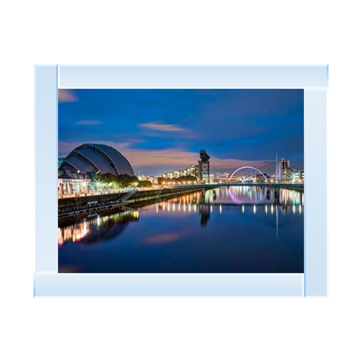 FTBR1366 Assaf Frank Glasgow, view of bridge Cityscape