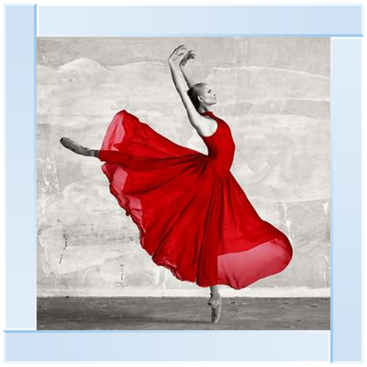 1AP4042  Ballerina in Red