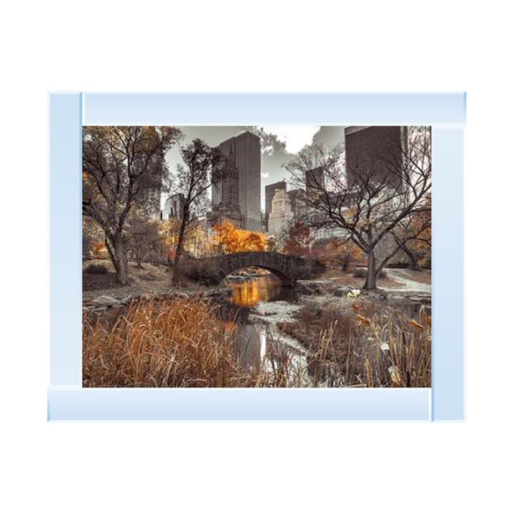 Gapstow Bridge in Autumn II, Central Park, New York city, Assaf Frank