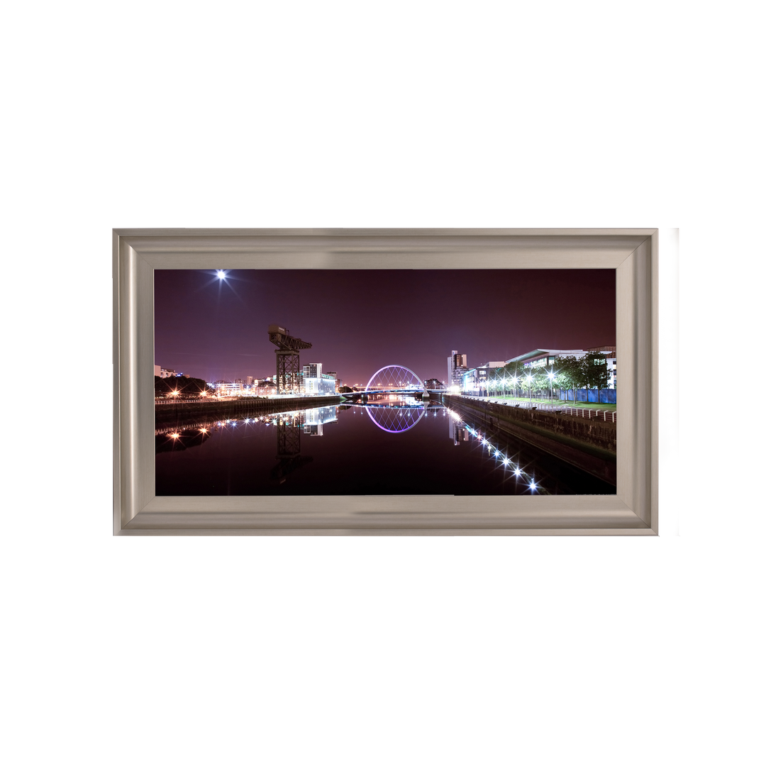 CY026 Lit Up cityscape of Glasgow