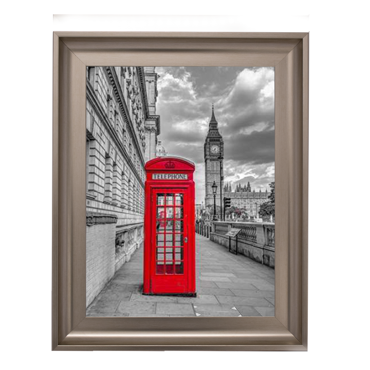 Telephone booth with Big Ben, London, Assaf Frank