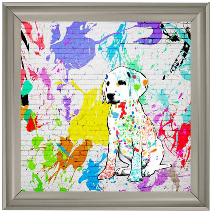 1MF4300 Labrador Street Art, inspired by Banksy