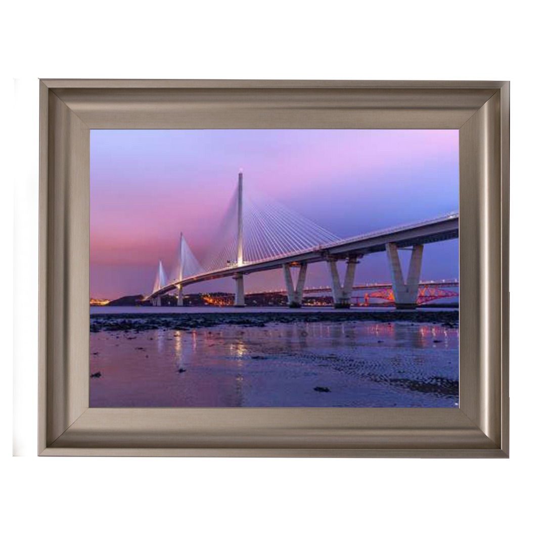Queensferry Crossing in the evening, Scotland, Assaf Frank