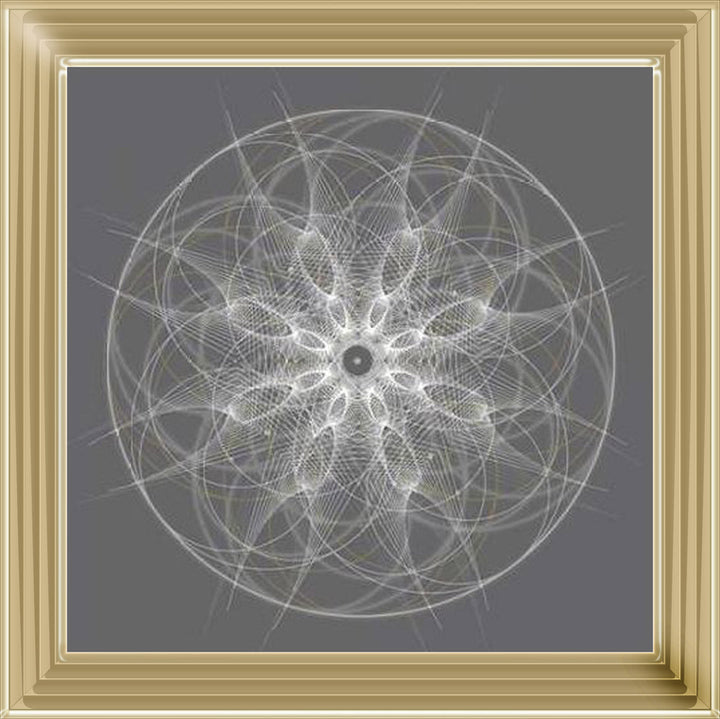 TL112571 Grey Spirograph Close Up