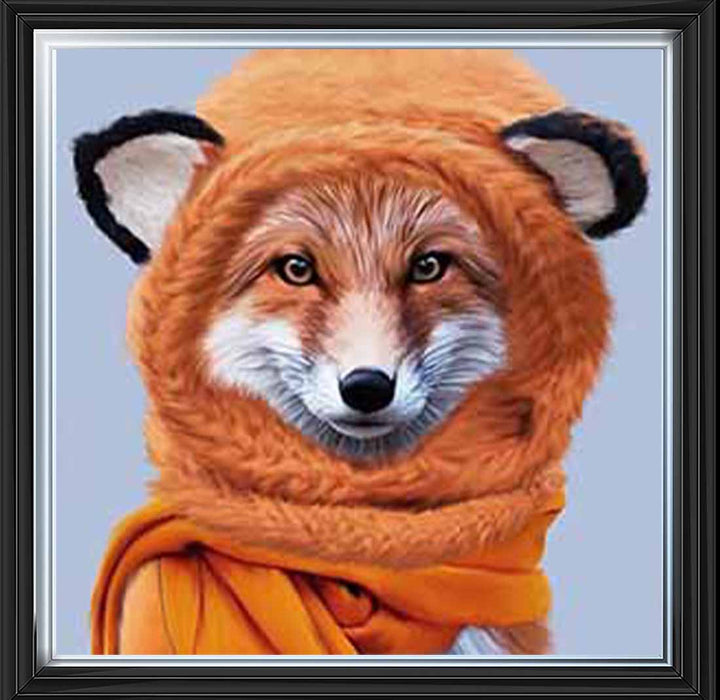 AN739 Fox with Winter Scarf