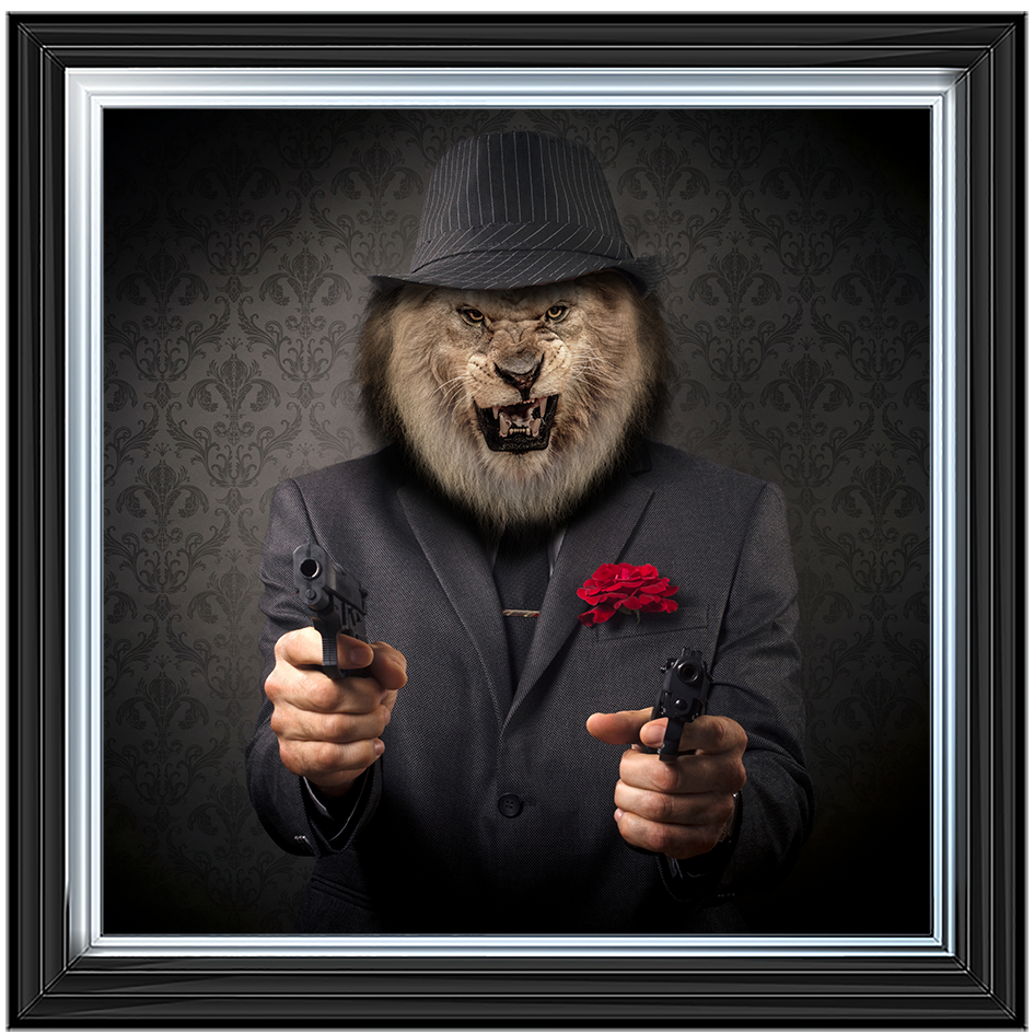 AN182 Gangster Lion (Border)