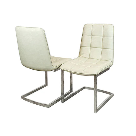 Tara Faux Leather Dining Chair with Stitch Detail - Available in Sets of 2, 4, or 6