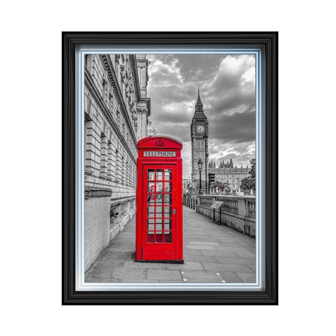 Telephone booth with Big Ben, London, Assaf Frank