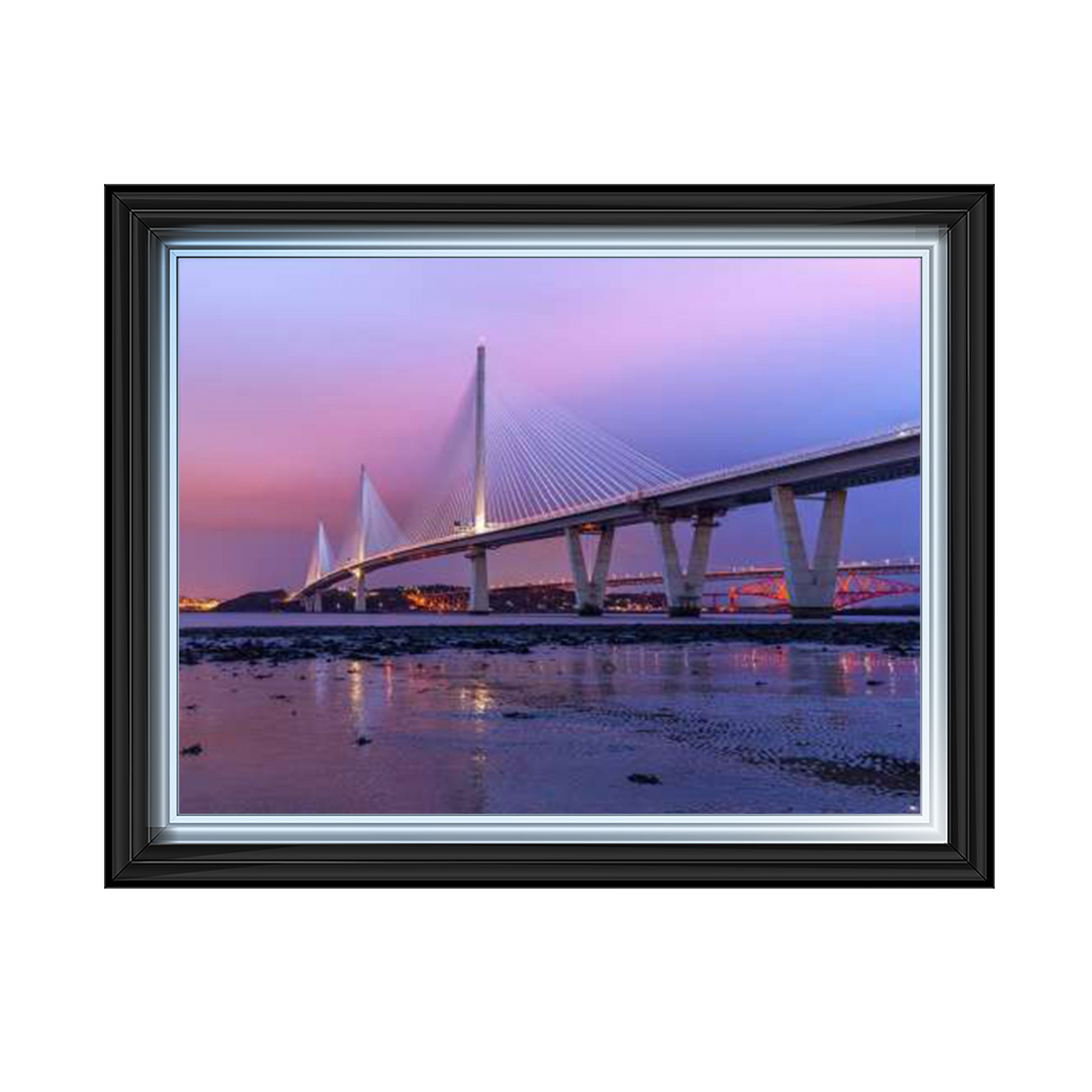 Queensferry Crossing in the evening, Scotland, Assaf Frank