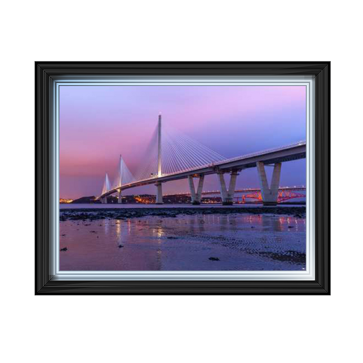 Queensferry Crossing in the evening, Scotland, Assaf Frank