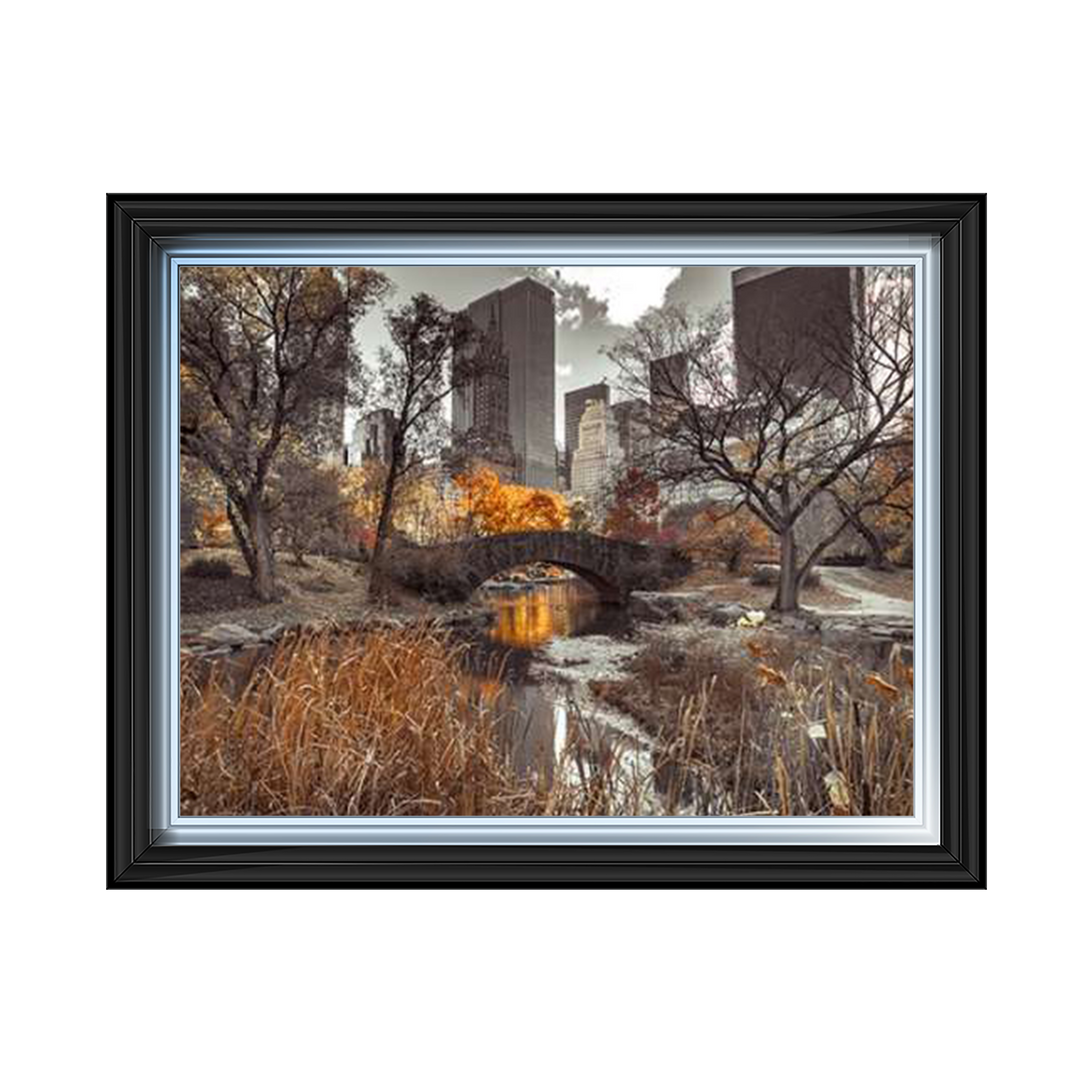 Gapstow Bridge in Autumn II, Central Park, New York city, Assaf Frank