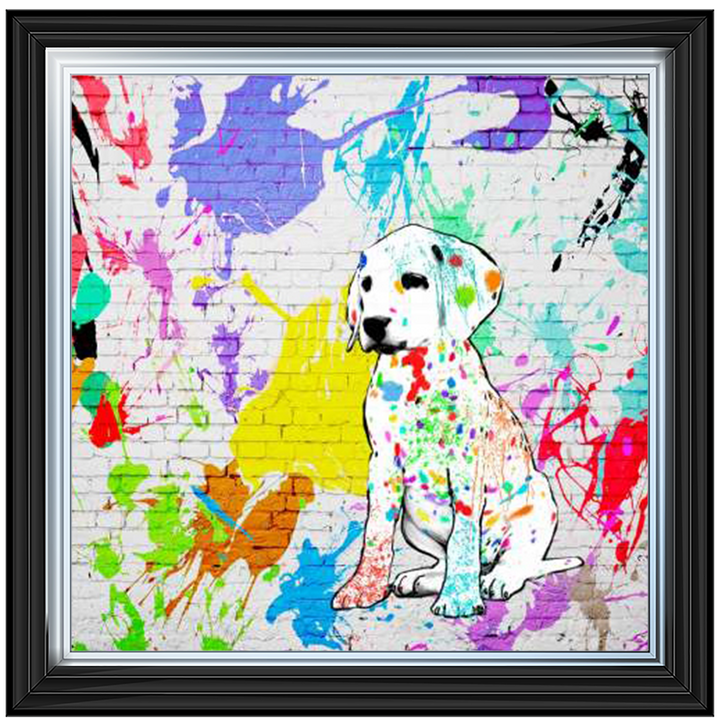 1MF4300 Labrador Street Art, inspired by Banksy