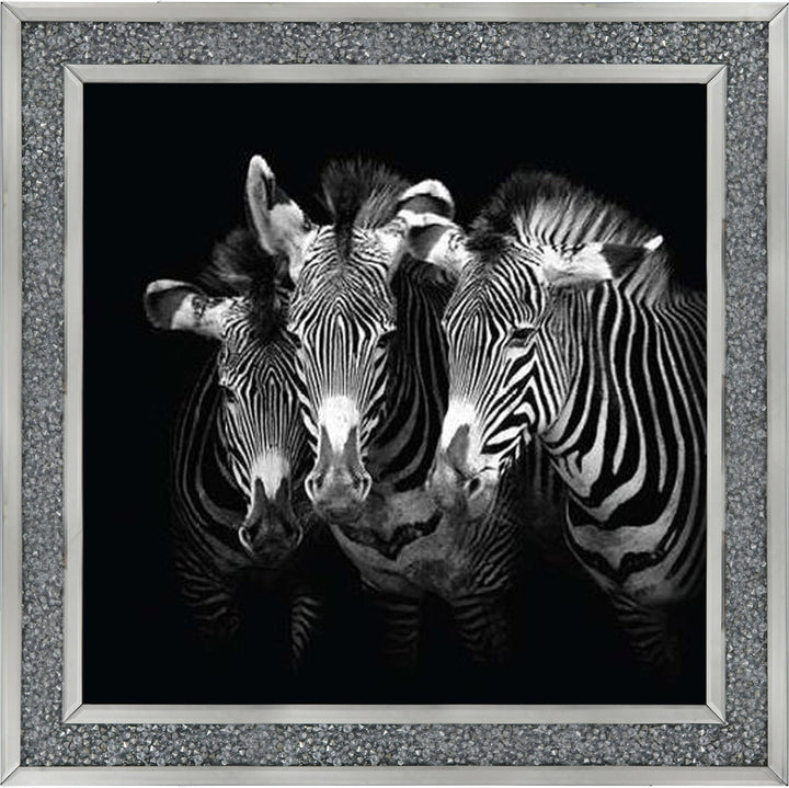 WDC98073 Zebra Triptych