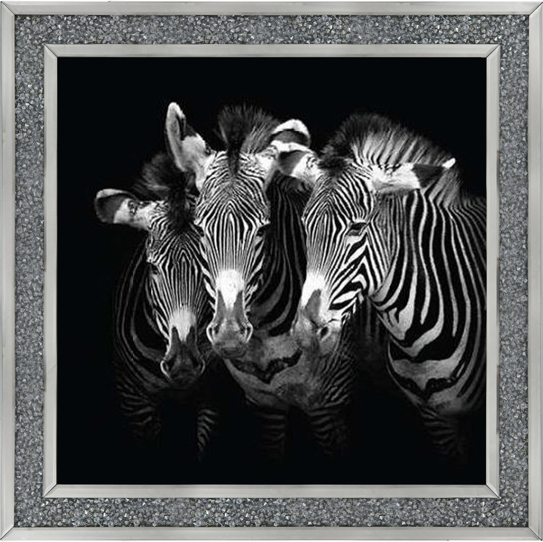WDC98073 Zebra Triptych