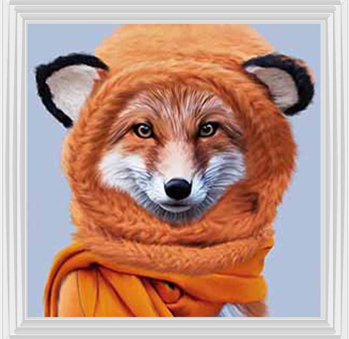 AN739 Fox with Winter Scarf
