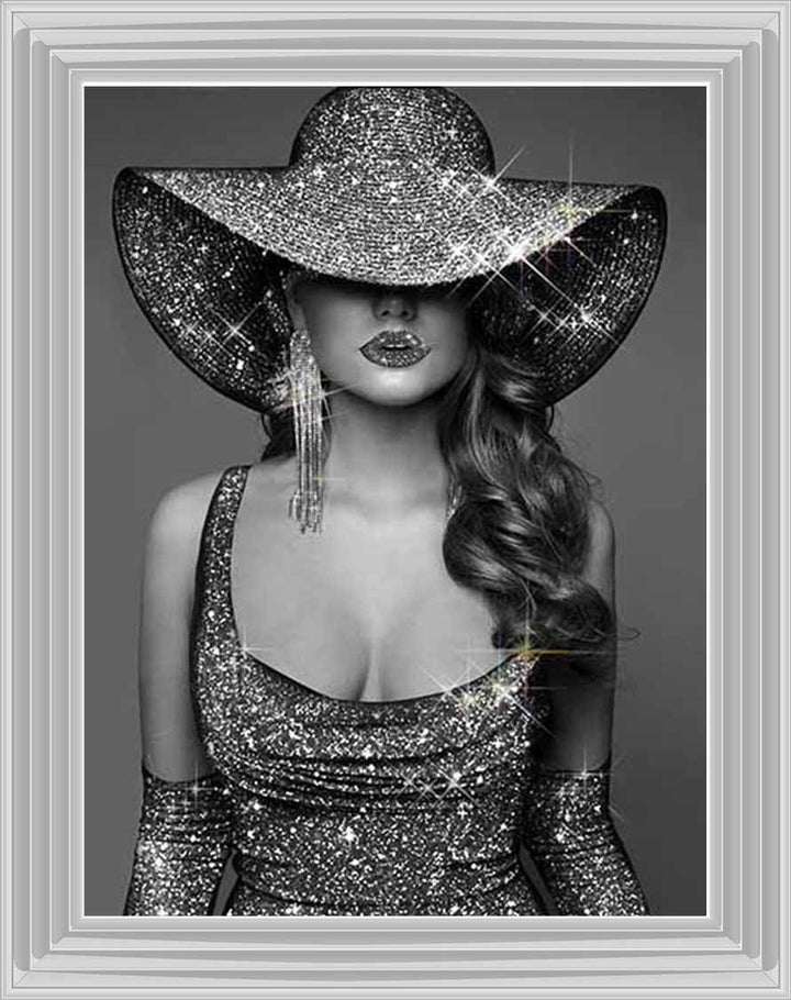 FG935 BLACK & WHITE GLAMOUR LADY |||