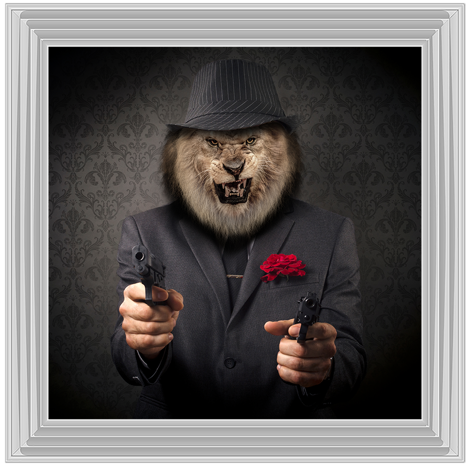 AN182 Gangster Lion (Border)
