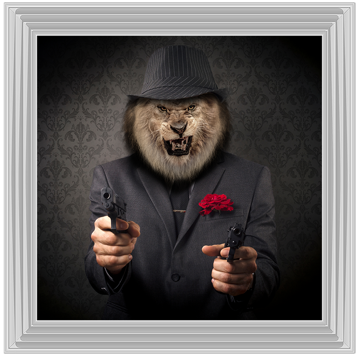 AN182 Gangster Lion (Border)
