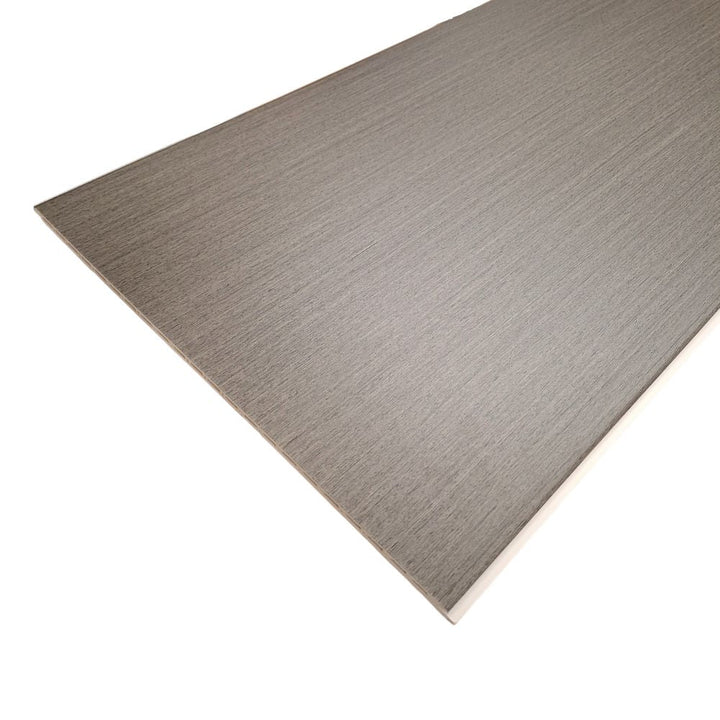 WPC Wood Effect Flat Style Wall Panels - (Set of 4)