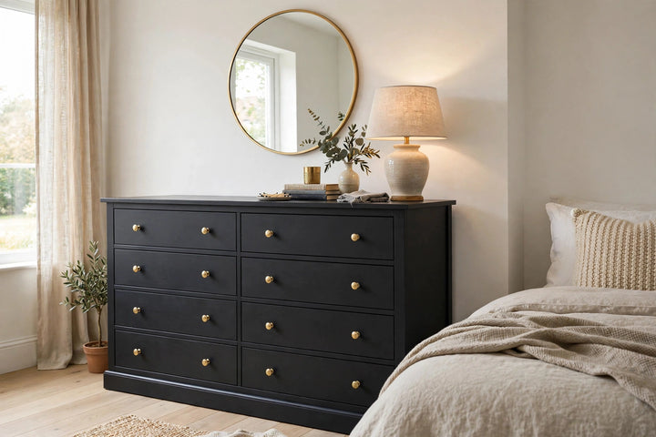 Paris Chest of 8 Drawers in Matt Grey
