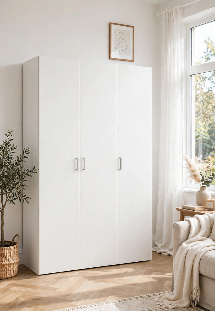 Space Wardrobe with 3 doors White 1750