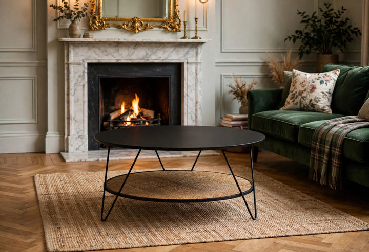 Amersham Coffee Table with Hairpin Legs – Industrial Style Coffee Table