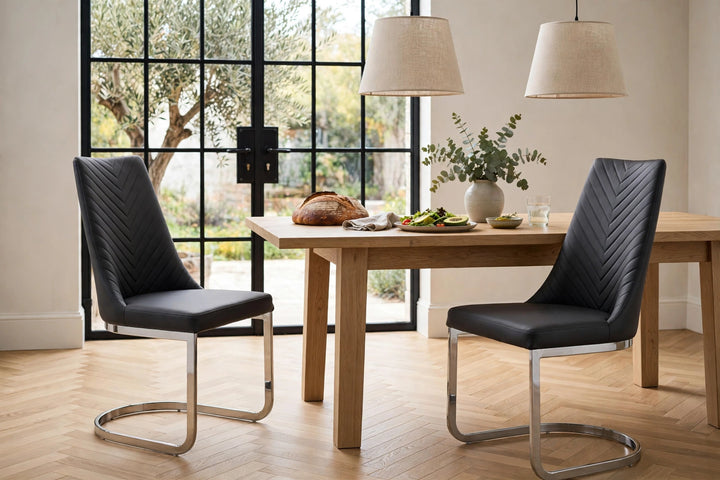 Curva Chair - Grey PU