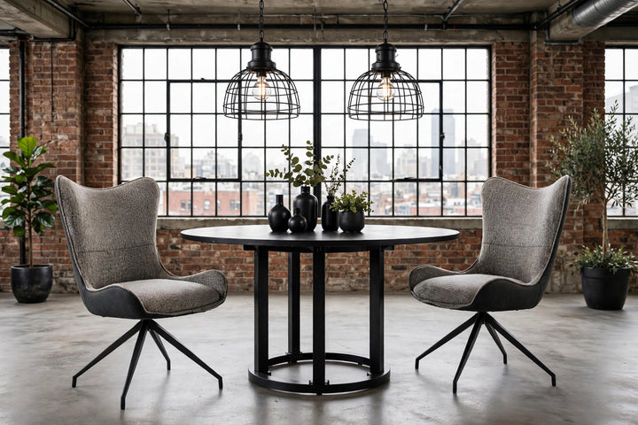 Cayman Chair - Grey Contrasting Fabric