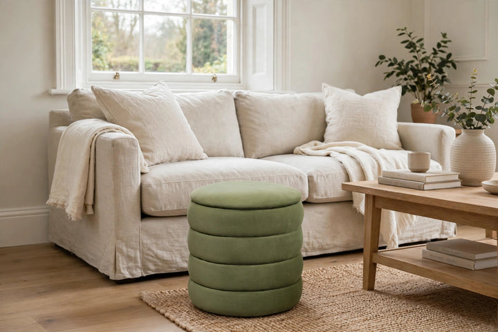 Ripple Modern Round Stool