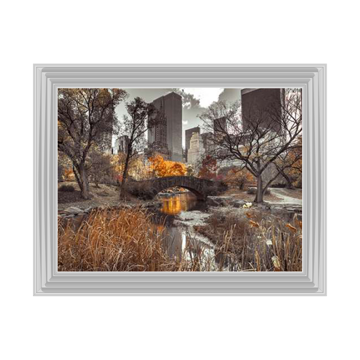 Gapstow Bridge in Autumn II, Central Park, New York city, Assaf Frank