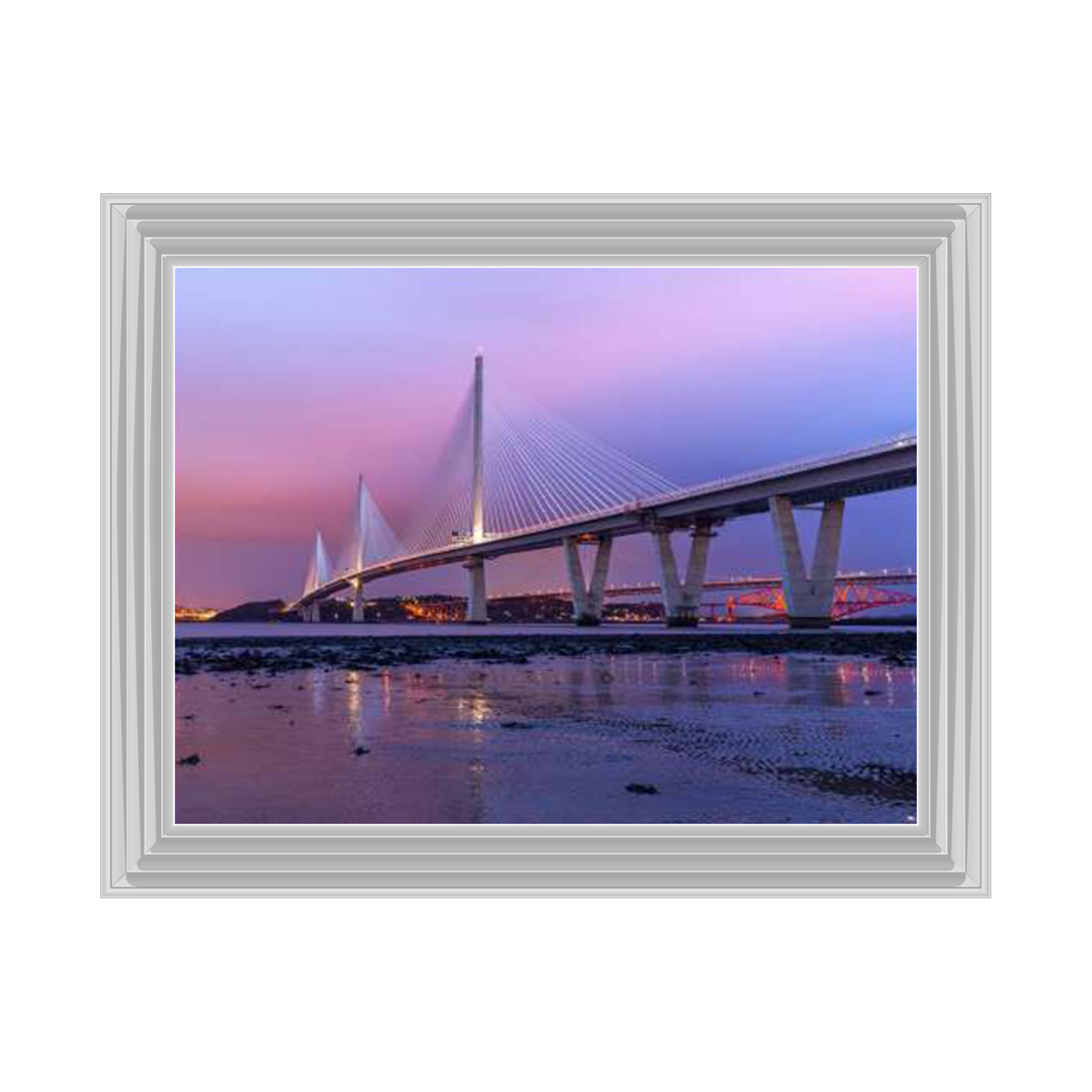 Queensferry Crossing in the evening, Scotland, Assaf Frank