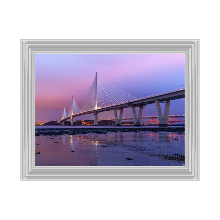 Queensferry Crossing in the evening, Scotland, Assaf Frank