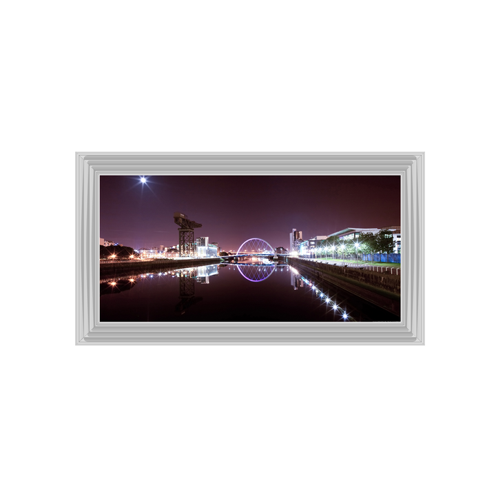 CY026 Lit Up cityscape of Glasgow