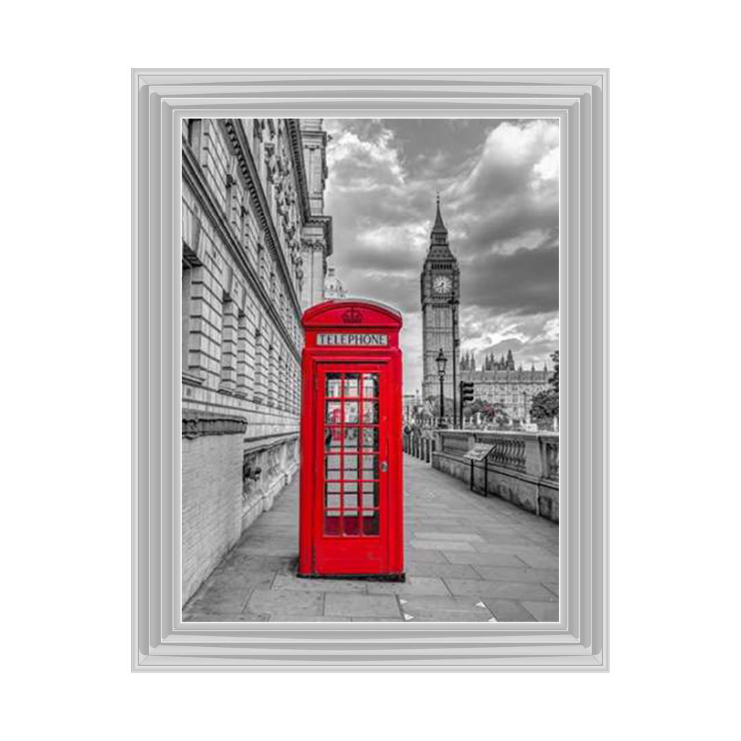 Telephone booth with Big Ben, London, Assaf Frank